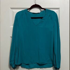 Diane Von Furstenberg Teal Blouse